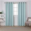 Exclusive Home Artze Wall Art Exclusive Home Sateen GT Coppia di Tende a Pannello in Rasatello di Schiuma Marina, 132 x 213 cm, Ferro, W 52 x L 84 (2 Panels), 2 unità