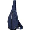 Waterfly Antifurto Zaino Monospalla Borse a Spalla Uomo Donna Sportivo Zaino a Tracolla Monospalla Borsello Petto Sling Bag per Scuola Lavoro Trekking Viaggio Uomo Tracolla