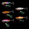 Zasjon Kit di Esche da Pesca Artificiale Pesca Richiamo Set Esca di Simulazione Esche Artificiali 3D a Forma Esche Artificiali Accessori per Trota Persico