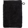 Möve - Asciugamani e Guanti da Bagno, 15 x 20 cm, Colore: Nero