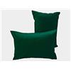 Lemos Home Federa per cuscino, cuscino decorativo, 2 pezzi in 100% cotone, collezione concetto, colore e dimensioni a scelta (set da 2 federe da 50 x 30 cm, verde abete