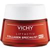 VICHY (L'Oreal Italia SpA) Vichy Liftactiv Collagen Specialist Crema Viso da Notte - Crema viso antirughe - 50 ml