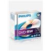 Philips Confezione DVD-RW Philips 4,7GB 5pcs jewel case 4x foil 5Pcs [DN4S4JO5F/00]