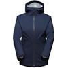 Mammut Albula Hs Felpa da donna con cappuccio, da donna, con cappuccio, confezione da 1, Blu marino, XS