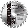 WORX WA5101 EXACTRACK - Lama da taglio per legno, 165 mm TCT