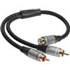 celexon adattatore audio 0,25 m 2x Cinch a Cinch M/F - serie Professional