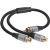 celexon adattatore audio 0,25 m Cinch a 2x Cinch M/F - serie Professional