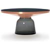 CLASSICON tavolino BELL COFFEE TABLE con stuttura rame - BELL-COFFEE-TABLE-COPPER-QUARTZ-GREY