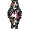 Doodle Watch Orologio da donna Graphics Mood Unicorno con cinturino in silicone 35 mm DO35026