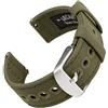 Archer Watch Straps - Cinturini per Orologio in Tela a Sgancio Rapido (Verde Oliva Chiaro, 22mm)
