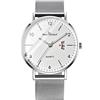 Unendlich U Orologio al quarzo ultra sottile Infinity-U per uomo Donna Moda Orologi da polso Orologio casual impermeabile con data in acciaio inossidabile
