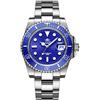 ADDIESDIVE - Orologio d'immersione automatico da uomo, 200 m, orologio subacqueo NH35A, cinturino in acciaio inox, blu