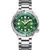 ADDIESDIVE Orologio Subacqueo Uomo Diver 300M 47.5MM Grande Quadrante Verde Analogico Chromalight Luminescente