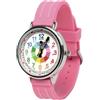 Kiddus Orologio Educativo per Bambino e Bambina dai 5 ai 10 Anni, Orologio Analogico Didattico per Imparare l'Ora, Movimento Giapponese