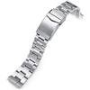 MiLTAT Cinturino per orologio da 20 mm per modelli Seiko SPB071 SPB053 SPB051 62MAS Reissue, Super-O, Acciaio inox, Large, Classico