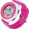 findtime Orologio digitale sportivo da polso da donna e uomo, orologio digitale con luce sveglia, data, coutdown cronometro, orologio da donna, orologio digitale per adolescenti, Rosa., cinghie