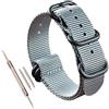 MZBUTIQ Cinturino Orologio Nylon Uomo Ricambio(18 19 20 21 22 23 24 25 26 28mm)