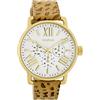 Oozoo Orologio da polso con cinturino in pelle per articoli speciali decollettore vendita residuo outlet a prezzo ridotto variante 1, C7186 - Oro / Bianco / Marrone, cinghia