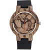 SUPBRO Orologio Uomo Movimento Al Quarzo Orologio da Uomo e donne in Legno con cinturino in pelle