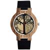 SUPBRO Orologio da Uomo Orologio Legno Uomo Naturale Orologio Analogico Al quarzo Orologi da Polso Elegante albero
