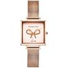 VICTORIA HYDE Orologi da Donna Quarzo Analogico Quadrante quadrato/rotondo Con Arco/Farfalla 3D Pelle/Acciaio Inossidabile Strap