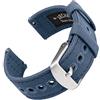 Archer Watch Straps - Cinturini per Orologio in Tela a Sgancio Rapido (Blu Indaco, 22mm)