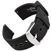 Archer Watch Straps - Cinturini per Orologio in Tela a Sgancio Rapido (Nero, 20mm)
