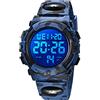 BEN NEVIS Orologio da Polso Orologi Sport per Bambini Digitale Multifunzione Impermeabile LED Luce Allarme Calendario Data con Cinturino in Silicone Blu