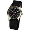Infantry IN-018-BLK-N - Orologio da polso da uomo, cinturino in nylon colore nero
