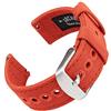 Archer Watch Straps - Cinturini per Orologio in Tela a Sgancio Rapido (Rosso Arancio, 20mm)