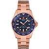 Swiss Alpine Military 7052 - Orologio analogico al quarzo, GMT, da uomo, in acciaio inox, Rosa/Blu/Blu - 1165sam.