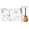Aust Luthiers Supplies Plan of PRS McCarty Chitarra Elettrica - Stampa su scala completa