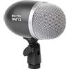 PROEL EIKON DM12 - Microfono dinamico professionale per percussioni + supporto microfono, Capsula Silver, Nero