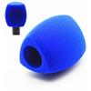 Saidbuds, copertura in schiuma per microfono, protezione antivento per microfono a mano, grande protezione antivento in schiuma, filtro antipop per microfoni a mano, microfoni per interviste (blu)