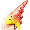 TAMUME Ceramica Ocarina 12 Buche Alto C Ocarine da Legend of Zelda con la Borsa Protettiva, Stringa per Collo e Foglio Musicale (Pomodoro)