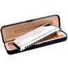 East Top 16 fori 64 ton armonica cromatica professionale chiave di Do, armonica professionale per adulti, bandisti e studenti (SR)