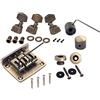 Alnicov Combo Kit Bronzo Sella Ponte Tuning Pioli Manopole di Controllo Cinghia Serrature Chiavi Viti Rondelle per 3 Corde Sigari Box Chitarra