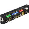 SONICAKE Pedale Multieffetto Bass Preamp DI Box Multi Effetto Compressore Boost Fuzz Octaver Pedale con FX Loop BOOM Ave.