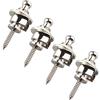 Futheda 4pcs professionale durevole Guitar/Bass Trap pins argento lega strap Lock anti-stripping Lock System Schaller stile