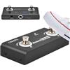 LEKATO Pagina Turner Pedale Senza Fili Esterno Pagina Tuner Pedale per Chitarra Looper con Multi Loop e Smartphone Tablet con Sistema Andriod
