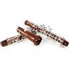 ROCHIX 1890 Rochix Oboe Professional Performance Level RHS13 Redwood corpo argentato semi-automatico C tono con 2 linguette, 1 panno per la pulizia,