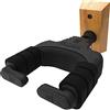 Rayzm Gancio da Muro per Chitarra Autobloccante, Supporto per Chitarra con Blocco Automatico della Gravità, Robusto Supporto per Gancio per Staffa per Strumenti per Chitarre, Mandolino,Base in Legno