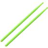 Alnicov - Bacchette da batterista fluorescenti, 1 paio di bacchette fluorescenti da 5 A, per prestazioni sul palco di principianti e professionisti, colore: verde