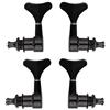 Futheda 2L2R 4 Pezzi Nero Sigillato Acustico o Elettrico Bass Guitar String Tuning Pioli Chiavi Macchina Sintonizzatori per Basso Chitarra Gotoh Style