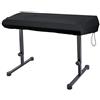 Ferocity Copertura fodera protettiva antipolvere per tastiera per pianoforte, Digital Keyboard, estensibile, colore nero, 88 tasti