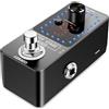 LEKATO Pedale effetto Looper per chitarra 9 Loop Funzione di sintonizzazione del pedale con cavo USB per chitarra elettrica Basso Chitarra Loop Machine
