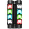 BETOPPER Teste mobili luci discoteca Luci DJ luci palco Mini Spider 8 LED RGBW DMX512 Luce ad alta energia attivata dal suono per Party Club Bar Casa