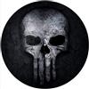 Generic Slipmat Slip Mat Scratch Pad Feltro per qualsiasi 12 LP DJ Vinyl Giradischi Giradischi Grafica personalizzata - skull