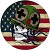 Generic Slipmat Slip Mat Scratch Pad Feltro per qualsiasi 12 LP DJ Vinyl Giradischi Giradischi Grafica personalizzata - Flag American Soldier
