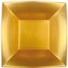 Goldplast 12 Piatti quadrati fondi lavabili per microonde 18x18 cm oro